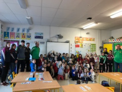 Cuairt Liam Mac Carthaigh ar an scoil (13)